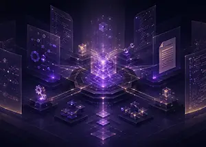 Visual of open-source software and technical contributions