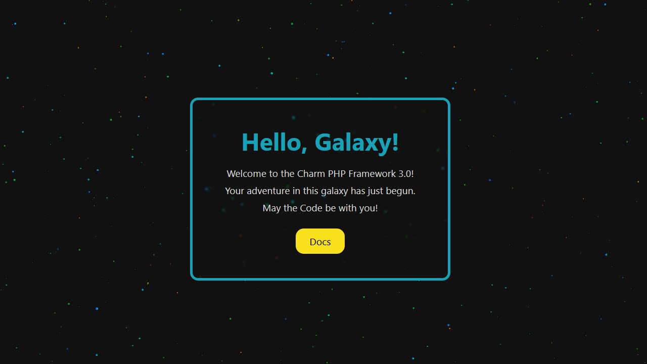 Hello Galaxy Screenshot